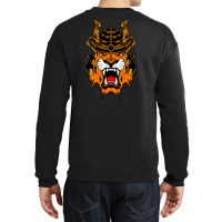 Samurai Tiger Vector Crewneck Sweatshirt | Artistshot