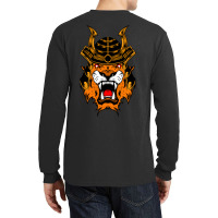 Samurai Tiger Vector Long Sleeve Shirts | Artistshot