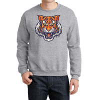 Angry Tiger Vector Crewneck Sweatshirt | Artistshot