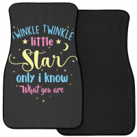 Twinkle Twinkle Little Star Gender Reveal Party Baby Shower Front Car Mat | Artistshot