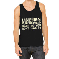 Offensive Linemen Working Hard So You Don't Have To Football Tank Top | Artistshot