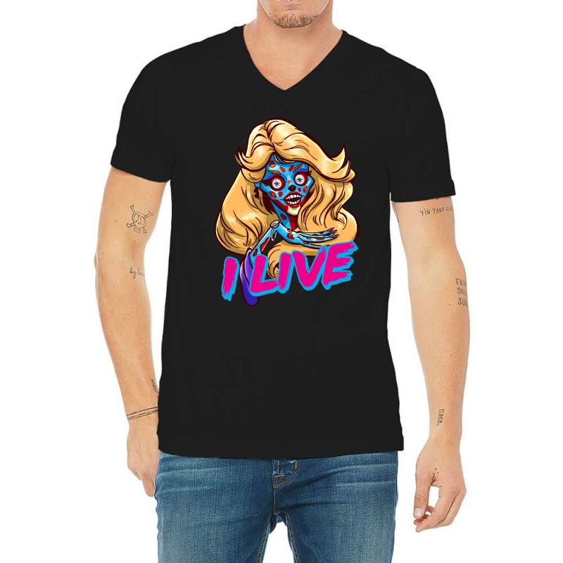 They Live T  Shirt I Live ( Remastered) T  Shirt V-neck Tee | Artistshot