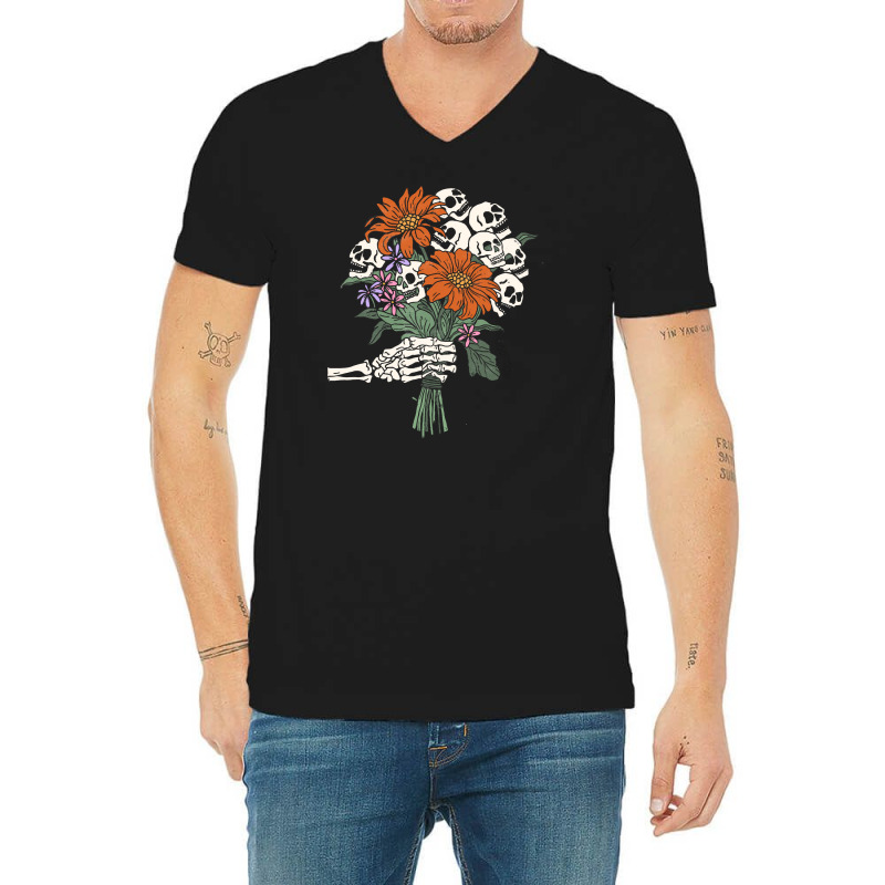 Halloween T  Shirt Flowers For You T  Shirt V-Neck Tee by oweber478 | Artistshot