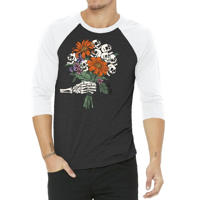 Halloween T  Shirt Flowers For You T  Shirt 3/4 Sleeve Shirt by oweber478 | Artistshot