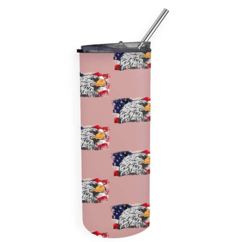 American Flag Eagle Skinny Tumbler | Artistshot