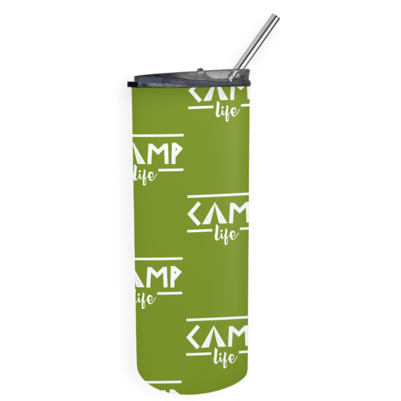 Camp Life Skinny Tumbler | Artistshot