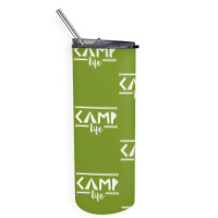 Camp Life Skinny Tumbler | Artistshot