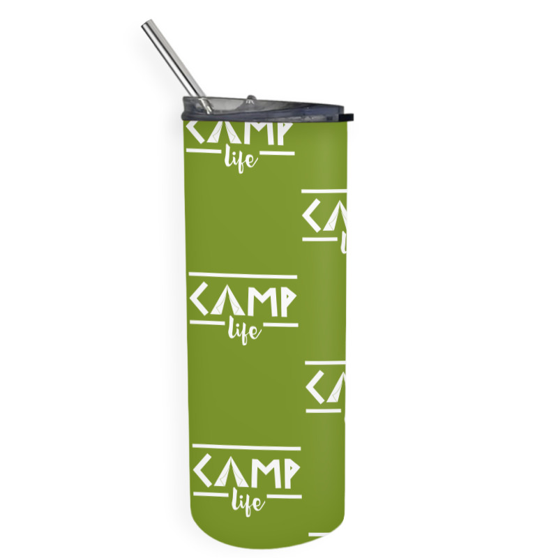 Camp Life Skinny Tumbler | Artistshot