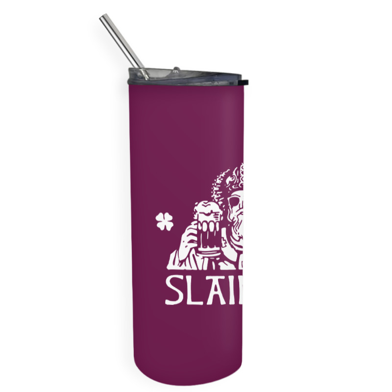 Slainte St Patricks Day Skinny Tumbler | Artistshot