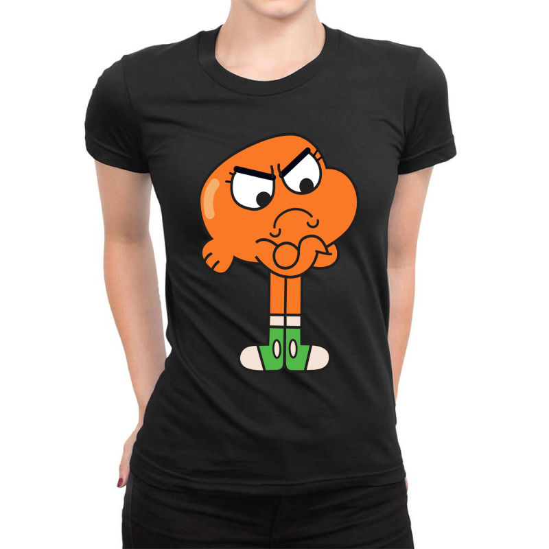 Mask The Amazing World Of Gumball Cute My Favorite People Ladies Fitted T-Shirt by ArtistElisa | Artistshot