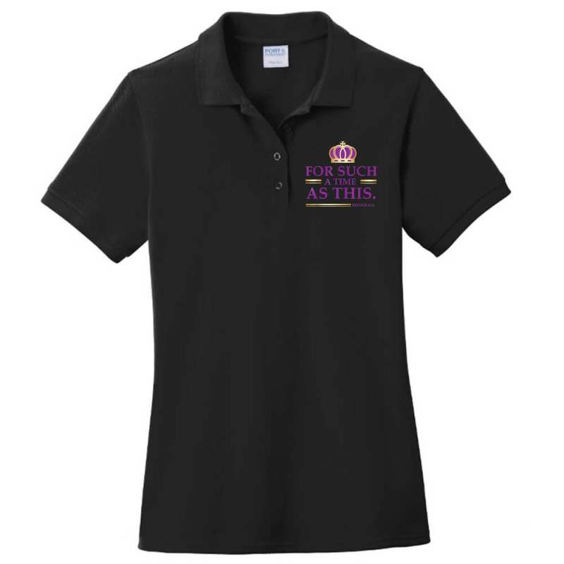 For Such A Time As This Esther Bible Verse Christian Mens My Favorite Ladies Polo Shirt by Aria-Proctor | Artistshot