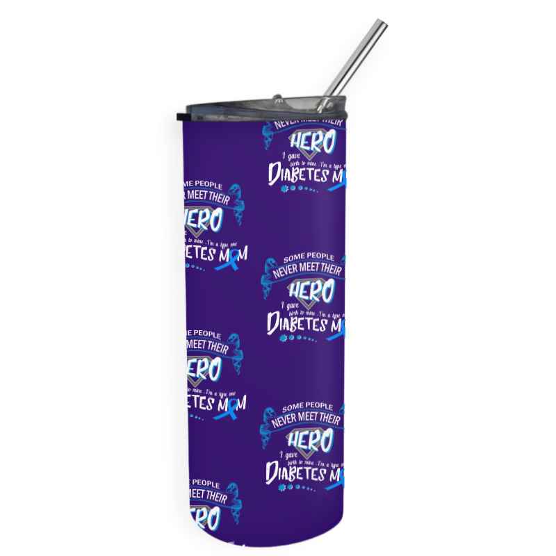 Diabetes Some People Never Meet Hero Skinny Tumbler by hoainv | Artistshot