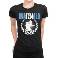 Guatemala Table Tennis Fans Jersey Guatemalan Ping Pong Fan T Shirt Ladies Fitted T-shirt | Artistshot