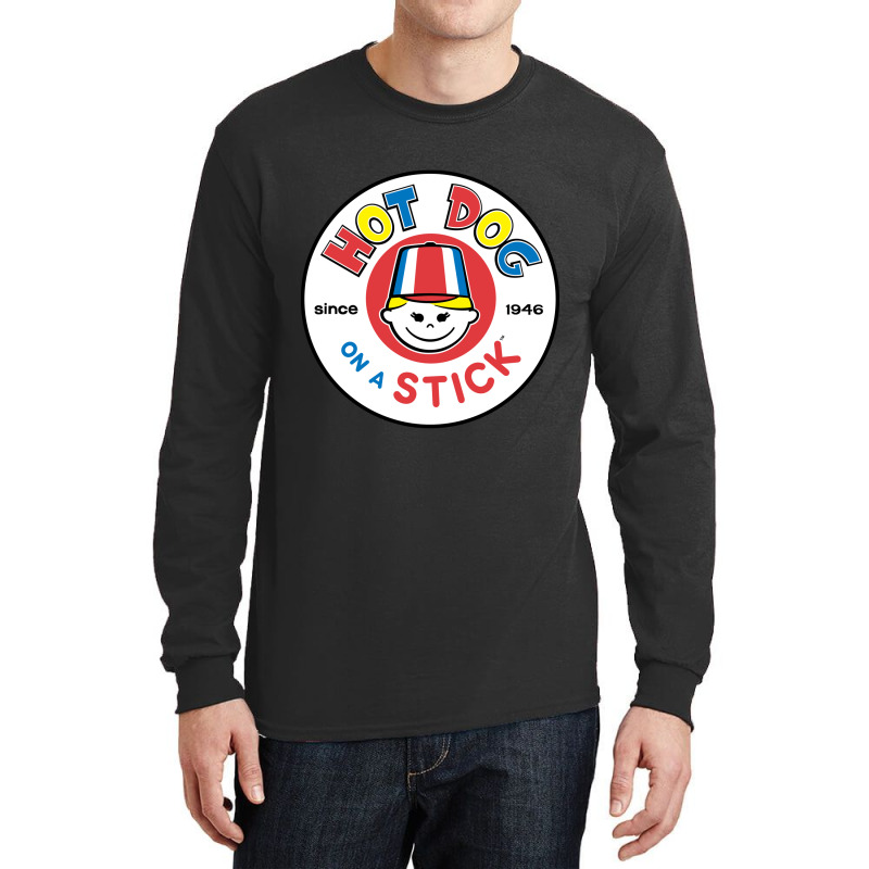 Hot Dog On A Stick Resto Long Sleeve Shirts | Artistshot