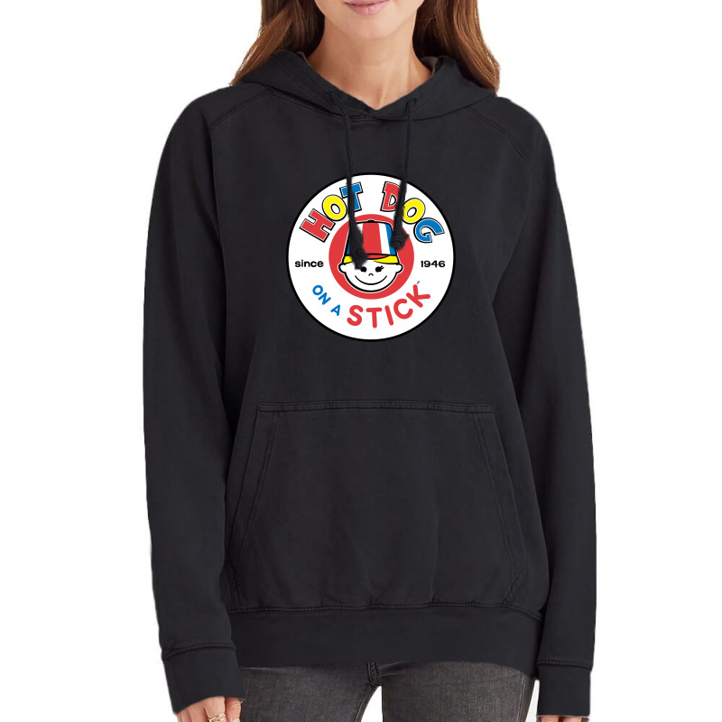 Hot Dog On A Stick Resto Vintage Hoodie | Artistshot