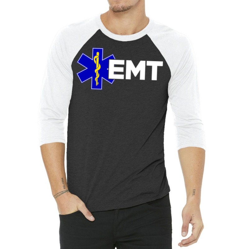 Ems Emt Emergency Medical Services First Responders Hoodie 3/4 Sleeve Shirt | Artistshot