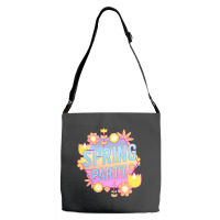 Spring Party Flower And Plants Adjustable Strap Totes | Artistshot