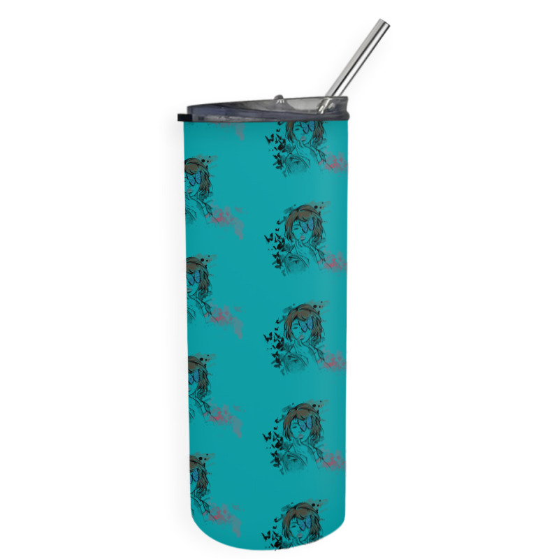 Life Is Graffiti Max Skinny Tumbler by Fearcheck | Artistshot