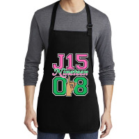 J15 Nineteen 08 Founder's Day Aka Women Hand Sign Sweatshirt Medium-length Apron | Artistshot