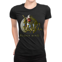 Retro Vintage  Ghost Design Character Ladies Fitted T-shirt | Artistshot