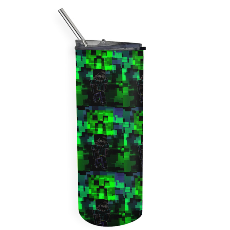 Minecraft 20 oz skinny tumbler Customizable