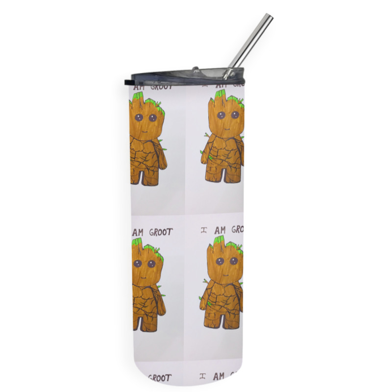 Groot Add Your Name Skinny Tumbler | Artistshot