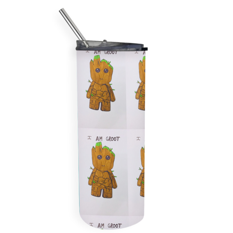 Groot Add Your Name Skinny Tumbler | Artistshot