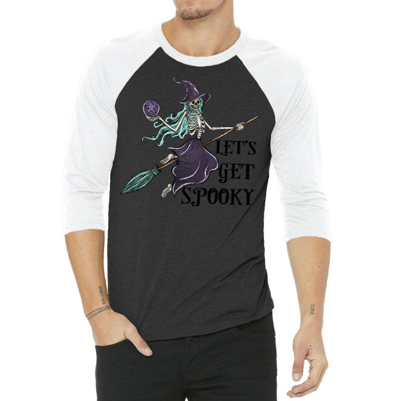 Halloween T  Shirt Lets Get Spooky T  Shirt 3/4 Sleeve Shirt by oweber478 | Artistshot