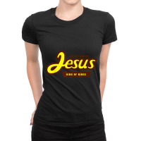 Funny Jesus Sweet Savior King Of Kings Christian Candy Women Men Ladies Fitted T-shirt | Artistshot