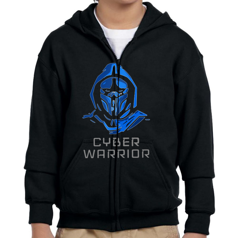 Cyber Warrior Youth Zipper Hoodie | Artistshot