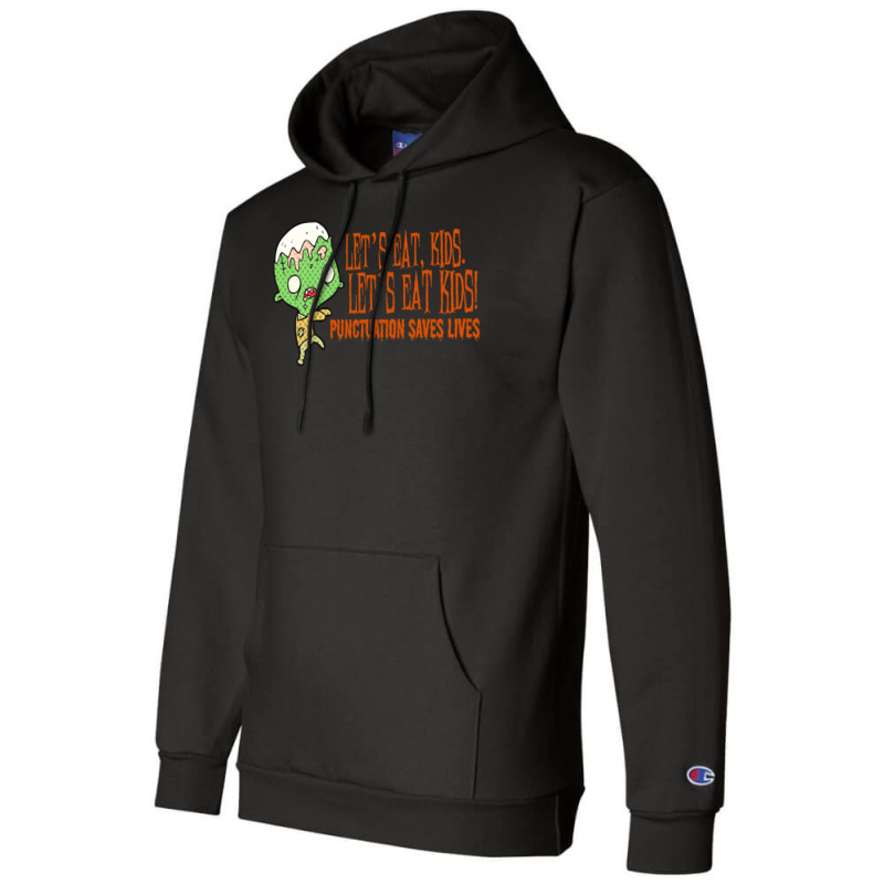 Halloween T  Shirt Punctuation Saves Lives T  Shirt Champion Hoodie by oweber478 | Artistshot