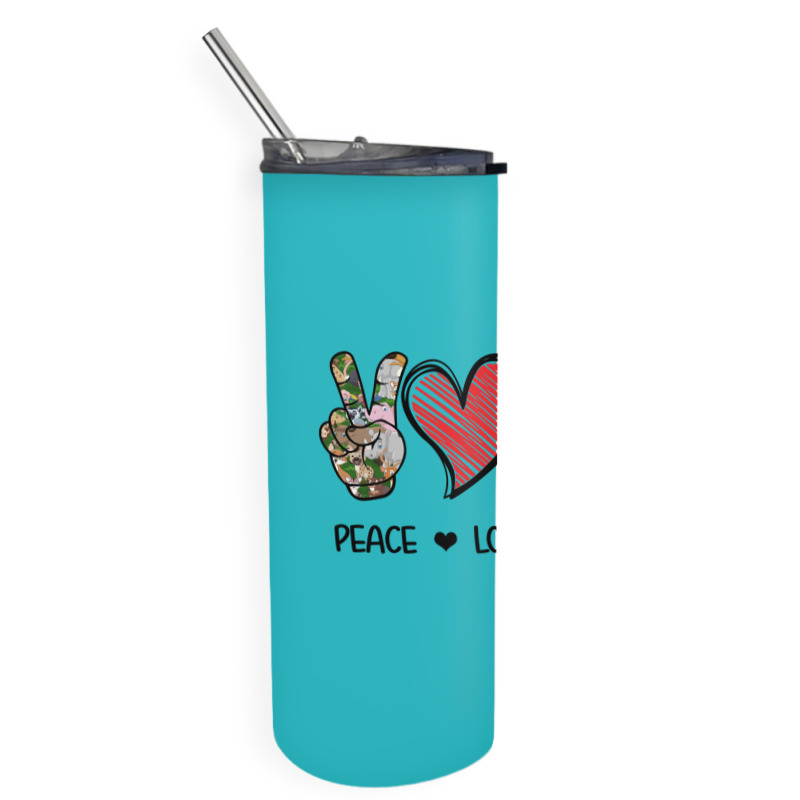 Peace Love Pig Skinny Tumbler | Artistshot