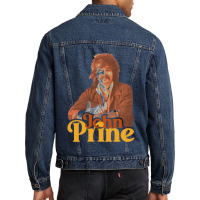 Vintage Video Games Johns Character Animae Men Denim Jacket | Artistshot