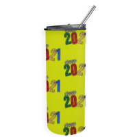 Happy 2021 Skinny Tumbler | Artistshot