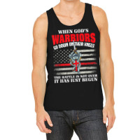 Gods Warrior Christian American Soldier Us Flag Bible Prayer Design Ch Tank Top | Artistshot