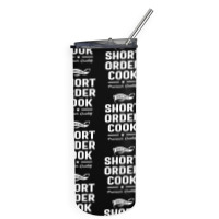 Short Order Cook Job Title Gift Skinny Tumbler | Artistshot