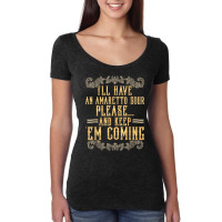 Amaretto Sour Gift Tshirt For Cocktails Drinker Women's Triblend Scoop T-shirt | Artistshot