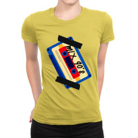 Mix 90's Casette For Light Ladies Fitted T-shirt | Artistshot