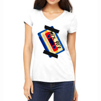 Mix 90's Casette For Light Women's V-neck T-shirt | Artistshot