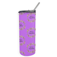 Marbella Merry Christmas Skinny Tumbler | Artistshot