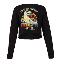 I'm Ready To Crush Kindergarten Dinosaur Boys Back To School Cropped Sweater | Artistshot