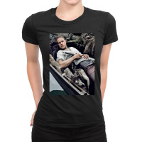 Music Vintage Retro Handsome Man Women My Favorite Ladies Fitted T-shirt | Artistshot