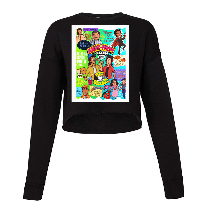 Graphic Movies Bollywoods Day Gifts Cropped Sweater by LandinArtists | Artistshot