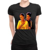 Graphic Picture  Bombay Cinema Vintage Music Ladies Fitted T-shirt | Artistshot