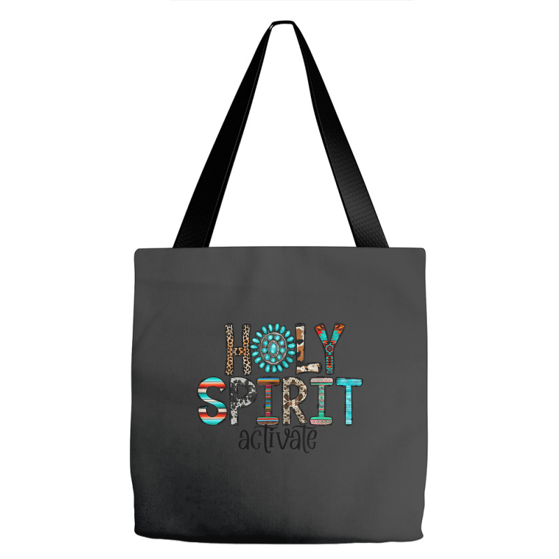 Holy Spirit Activate Western Leopard Christian Religious Mens Best Tote Bags | Artistshot