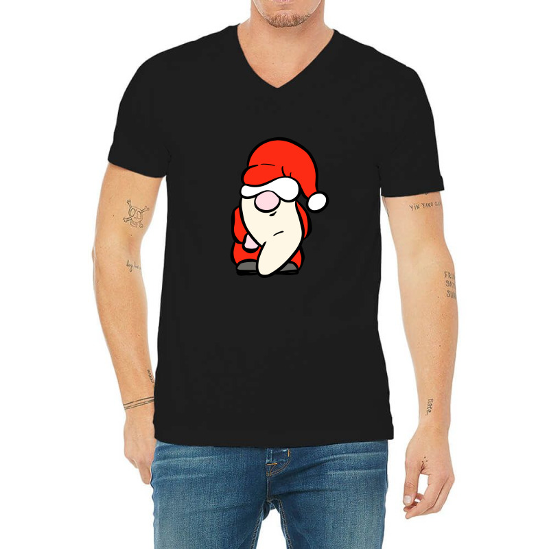 Cute Santa V-Neck Tee by Mayjroberts | Artistshot