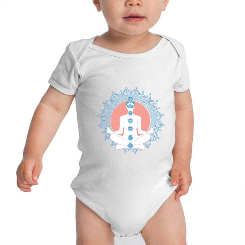 Chakras Baby Bodysuit by Pompoyo | Artistshot