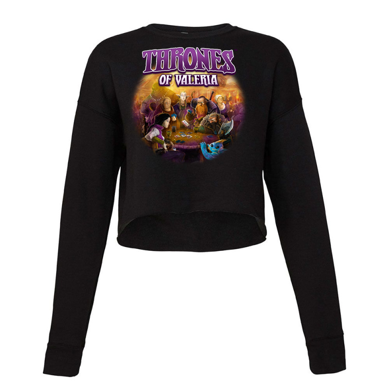 Vintage Classic Cartoon  Gloomhaven Womens Music Cropped Sweater by AngeliqueArtists | Artistshot