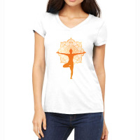 Yoga Girl Women's V-neck T-shirt | Artistshot