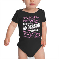 It's An Anderson Thing Proud Family Surname Anderson T Shirt Baby Bodysuit | Artistshot